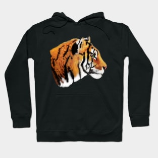 Tiger head side view Hoodie